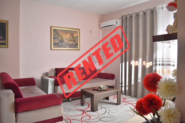 Two bedroom apartment for rent in Haxhi Hysen Dalliu Street, near Mine Peza Street, in Tirana.&nbsp;